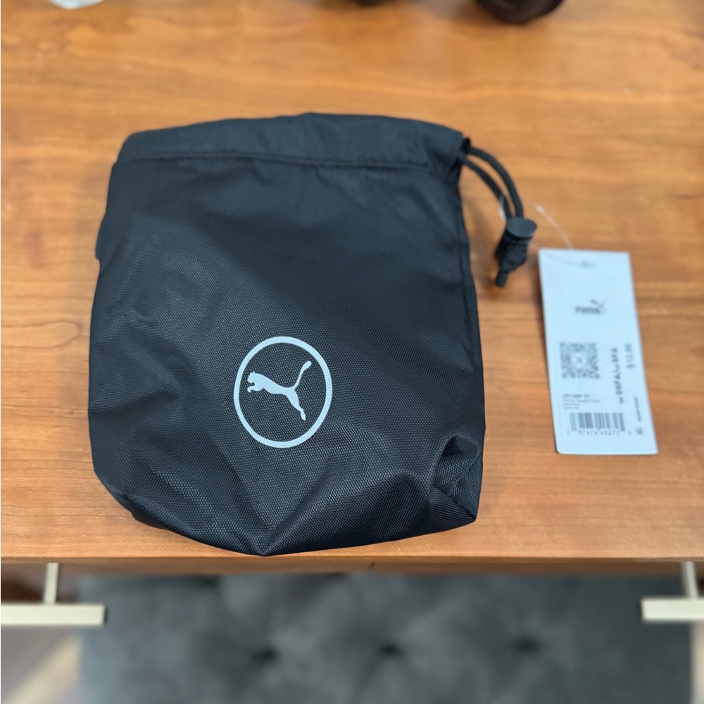 Puma Black Drawstring Bag